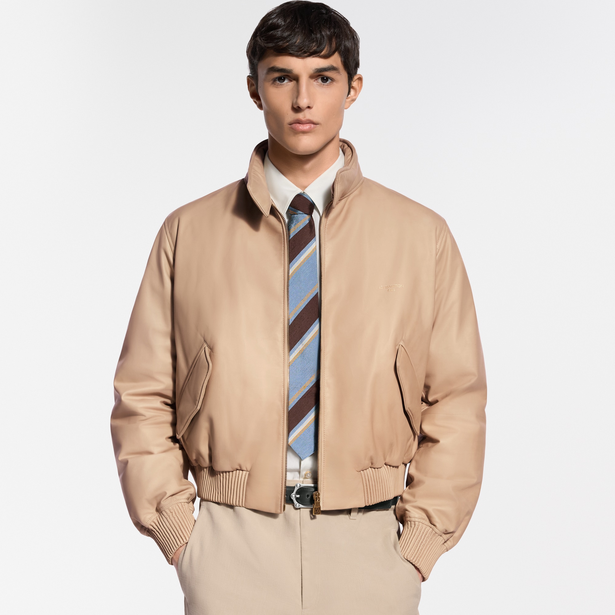 Padded Leather Blouson - High-End Ready-to-Wear 1AJVGI | LOUIS VUITTON